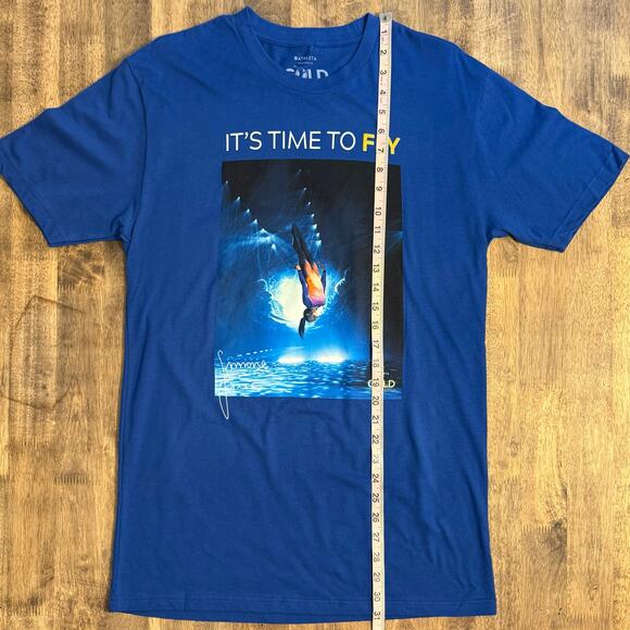 Simon Biles Gold Over America Tour Shirt Athleta Gymnastics Blue Unisex Medium - Picture 7 of 8